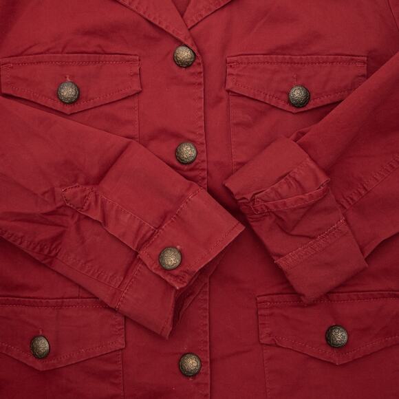 Sanctuary Wine Basic Utility Jacket Size Large - Picture 7 of 11